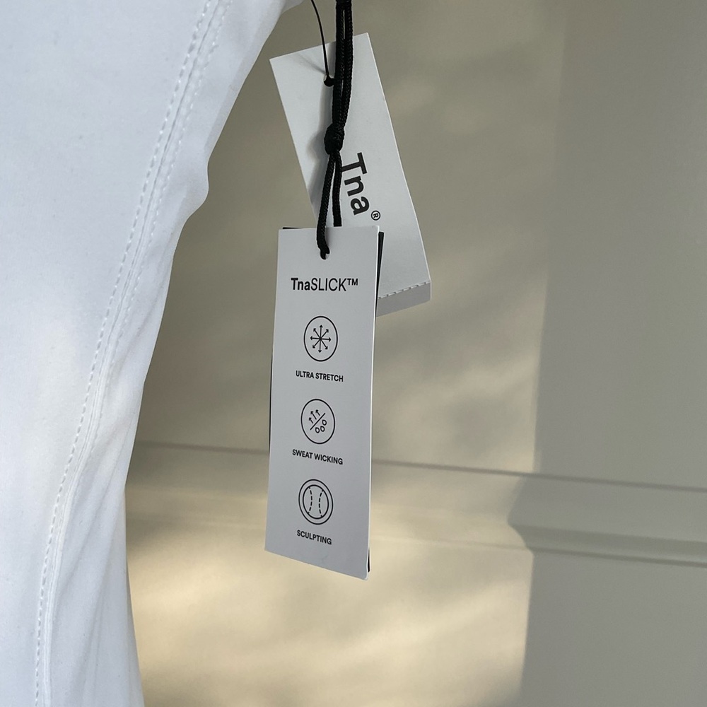 Aritzia TNA White SLICK court dress - Picture 6 of 6